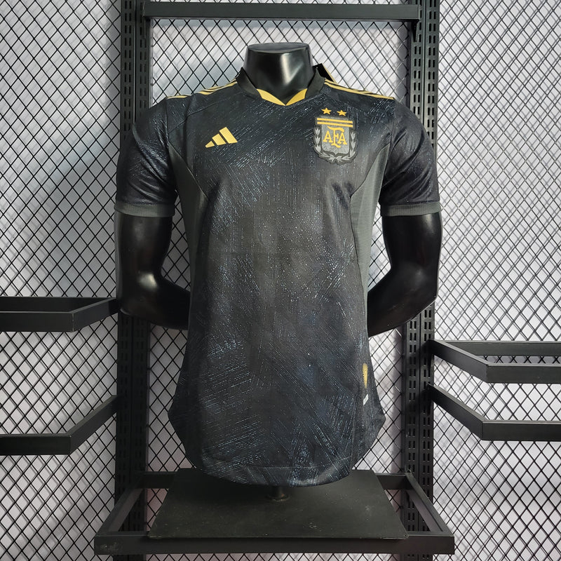 CAMISA DA SELEÇÃO DA ARGENTINA 22/23 BLACK VERSÃO PLAYER