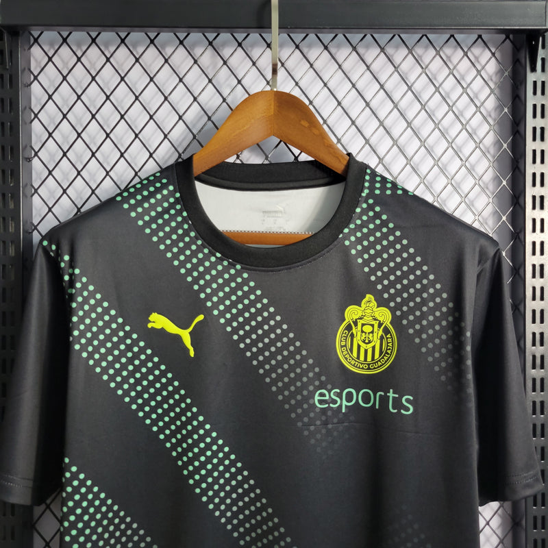 CAMISA DO CHIVAS DE GUADALAJARA 22/23 BLACK EDIÇÃO ESPECIAL