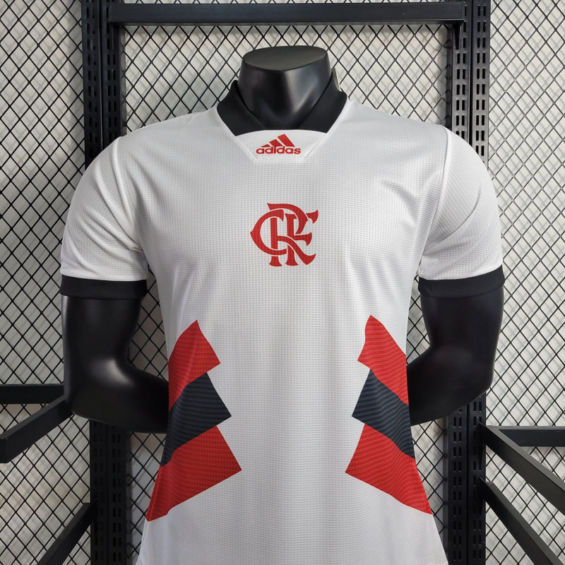 CAMISA DO FLAMENGO 23/24 BRANCO TREINO VERSÃO PLAYER