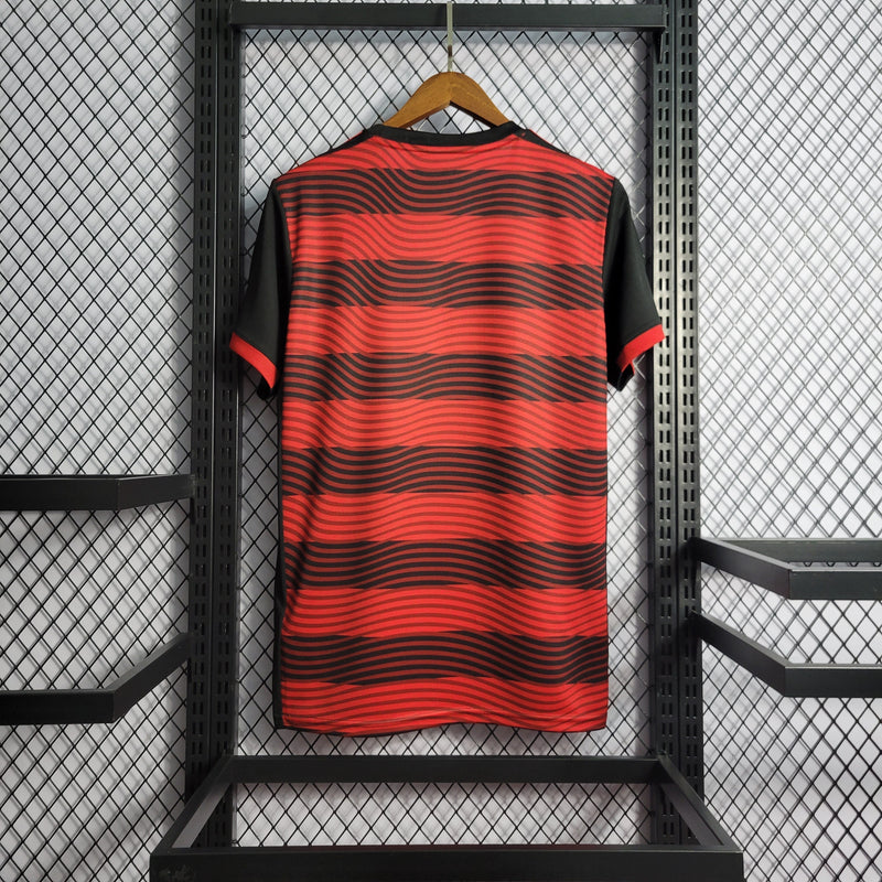 CAMISA DO FLAMENGO 22/23 VERMELHO E PRETO