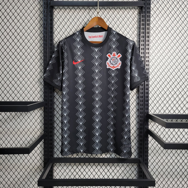 CAMISA DO CORINTHIANS 23/24 TREINO BLACK EDIÇÃO ESPECIAL