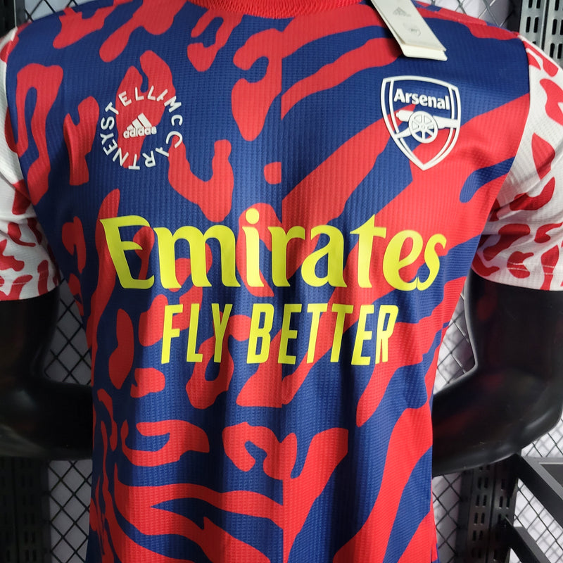 CAMISA DO ARSENAL 23/24 RED BLUE VERSÃO PLAYER