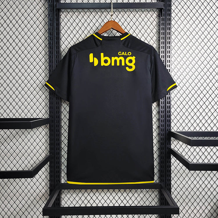 CAMISA DO ATLETICO MINEIRO 23/24 PRETO E AMARELO