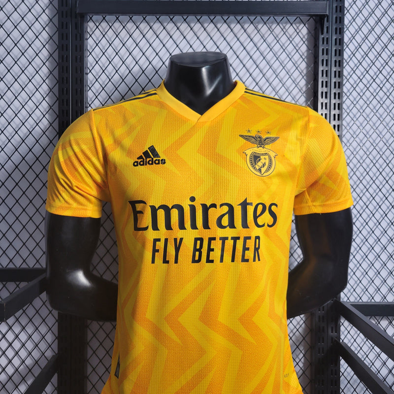 CAMISA DO BENFICA 22/23 AMARELO VERSÃO PLAYER