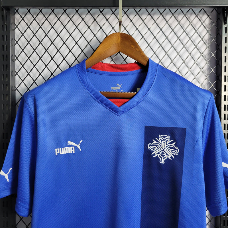 CAMISA DA SELEÇÃO DA ISLÂNDIA 22/23 AZUL