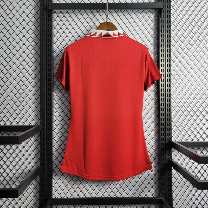 CAMISA FEMININA DO MANCHESTER UNITED 23/24 VERMELHO