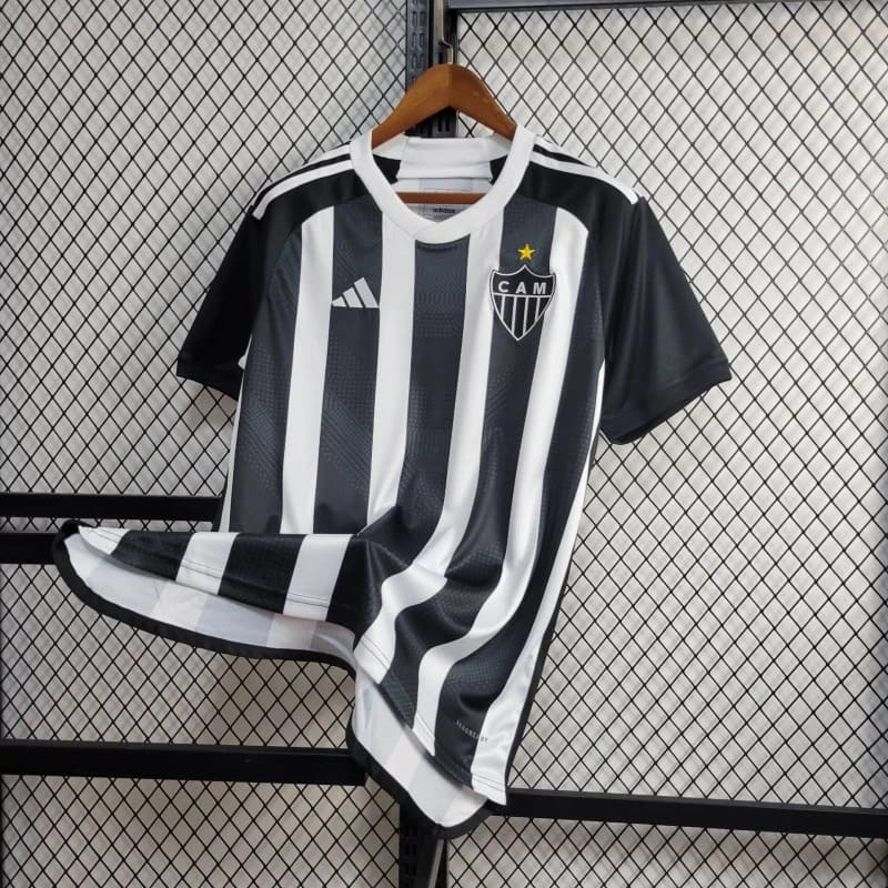 CAMISA DO ATLETICO MINEIRO 24/25 PRETO E BRANCO