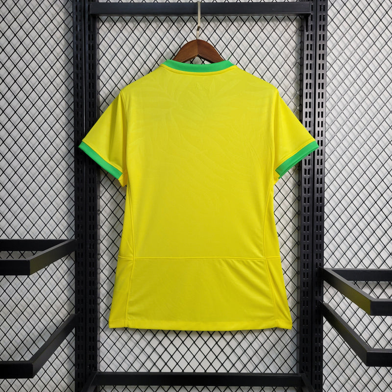 CAMISA FEMININA DO BRASIL 23/24 AMARELO