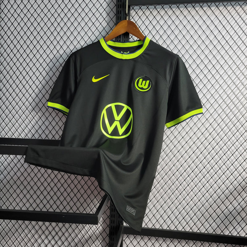 CAMISA DO WOLFSBURG 22/23 PRETO