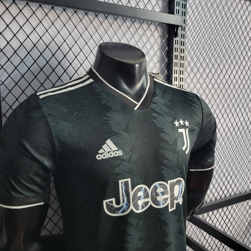 CAMISA DA JUVENTUS 22/23 BLACK VERSÃO PLAYER