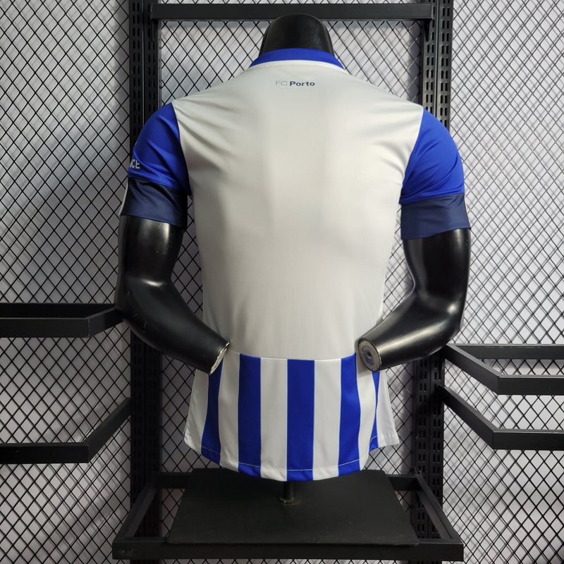 CAMISA DO PORTO 22/23 AZUL E BRANCO VERSÃO PLAYER