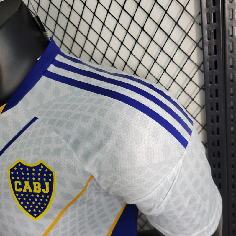 CAMISA DO BOCA JUNIORS 22/23 BRANCO VERSÃO PLAYER