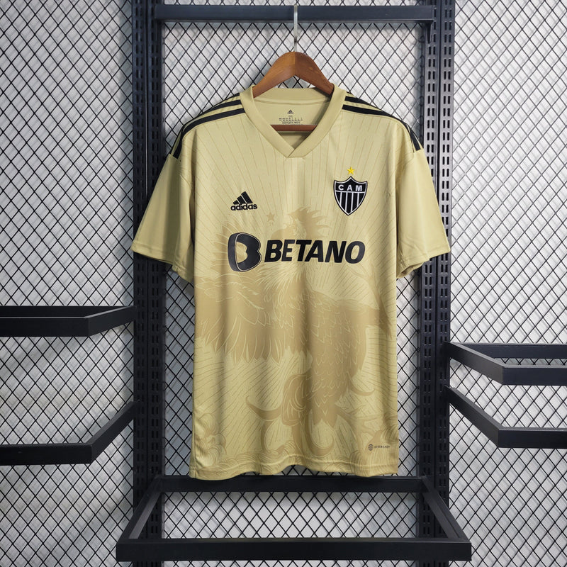 CAMISA DO ATLETICO MINEIRO22/23 DOURADA