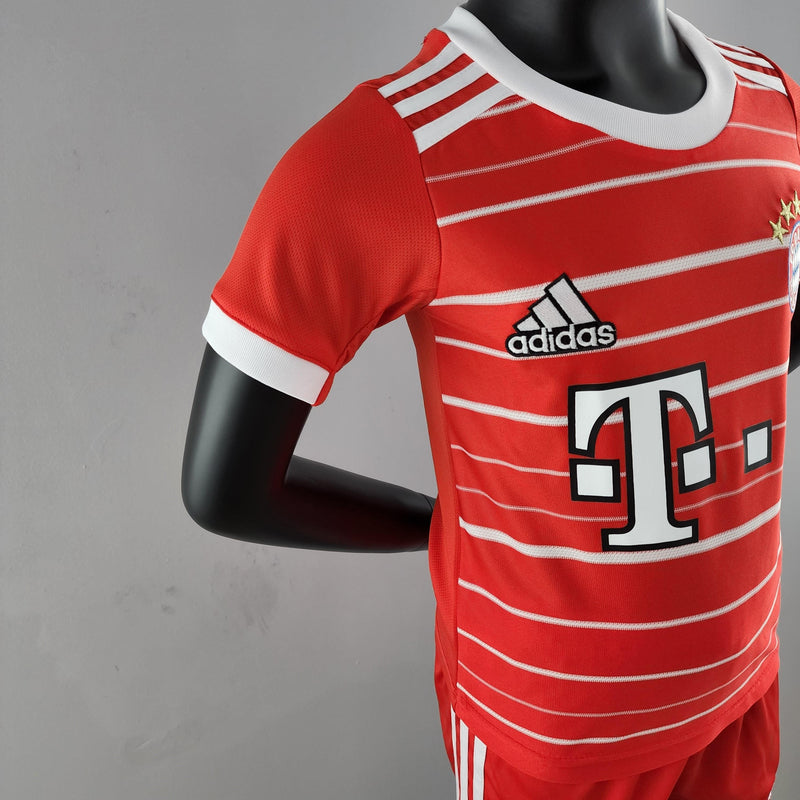 Conjunto Infantil Bayern de Munique 2022/23 - Home - ResPeita Sports 