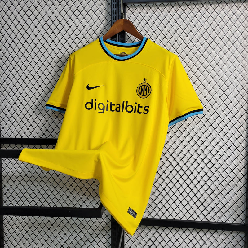 CAMISA DO INTER DE MILÃO 22/23 AMARELO TREINO