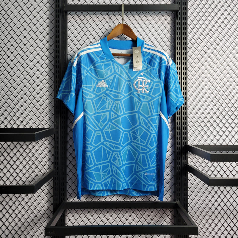 CAMISA DO FLAMENGO 22/23 AZUL GOLEIRO TREINO