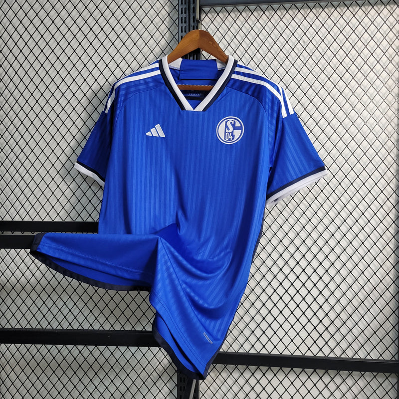 CAMISA DO SHALKE 04 23/24 AZUL