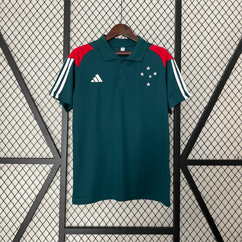 CAMISA DO CRUZEIRO 24/25 VERDE POLO