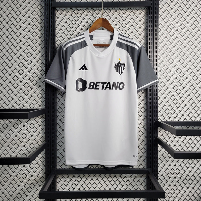 CAMISA DO ATLETICO MINEIRO 23/24 BRANCO E CINZA