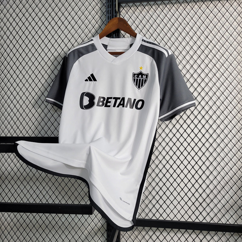 CAMISA DO ATLETICO MINEIRO 23/24 BRANCO E CINZA