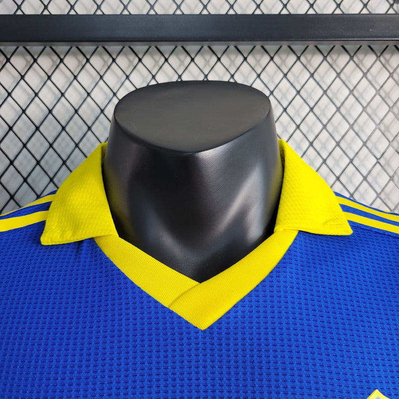 CAMISA DO BOCA JUNIORS 23/24 AZUL VERSÃO PLAYER