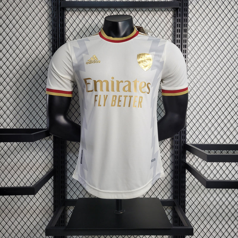 CAMISA DO ARSENAL 23/24 BRANCO EDIÇÃO ESPECIAL VERSÃO PLAYER