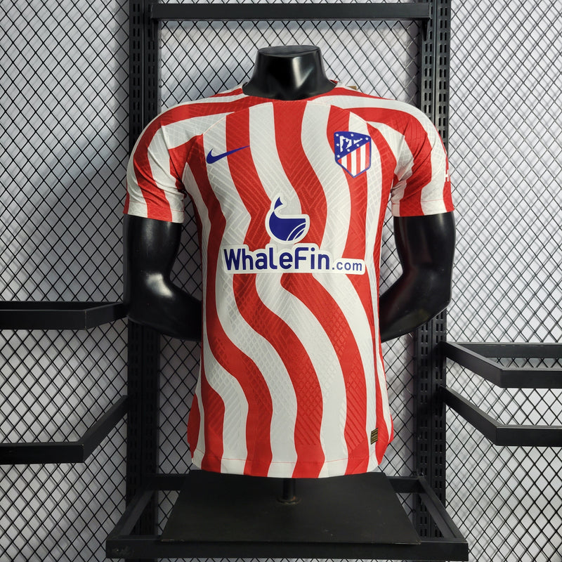 CAMISA DO ATLETICO DE MADRID 22/23 TRADICIONAL VERSÃO PLAYER