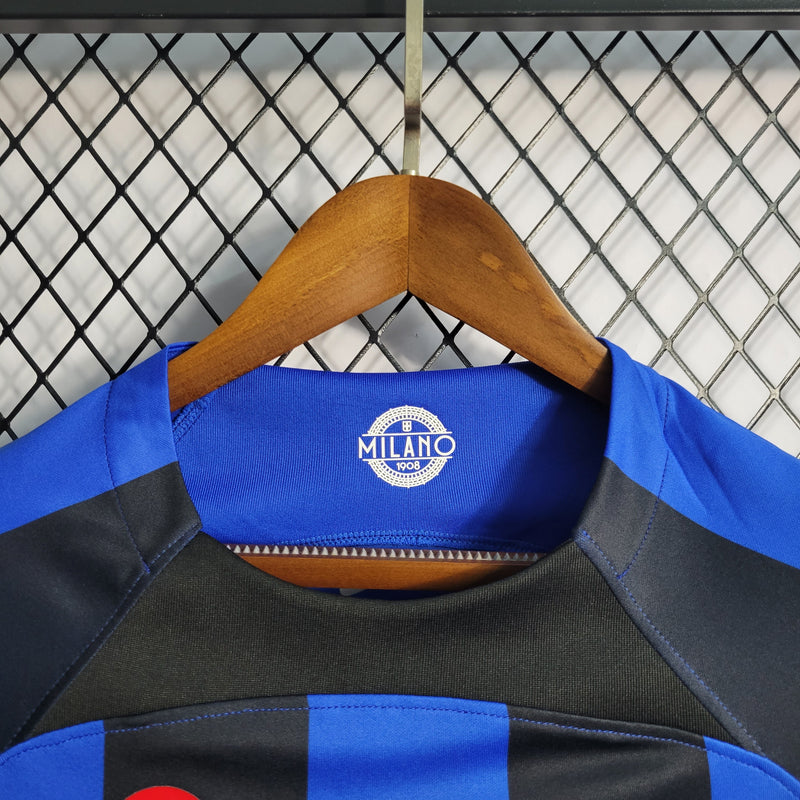 CAMISA DO INTER DE MILÃO 22/23 AZUL E PRETO