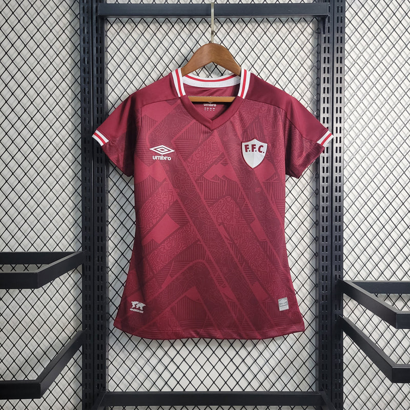 CAMISA FEMININA DO FLUMINENSE 23/24 VERMELHO