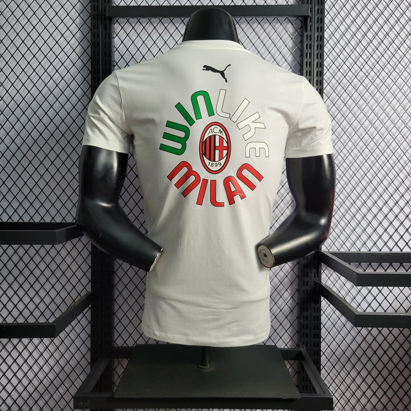 CAMISA DO MILAN 23/24 BRANCO EDIÇÃO ESPECIAL VERSÃO PLAYER