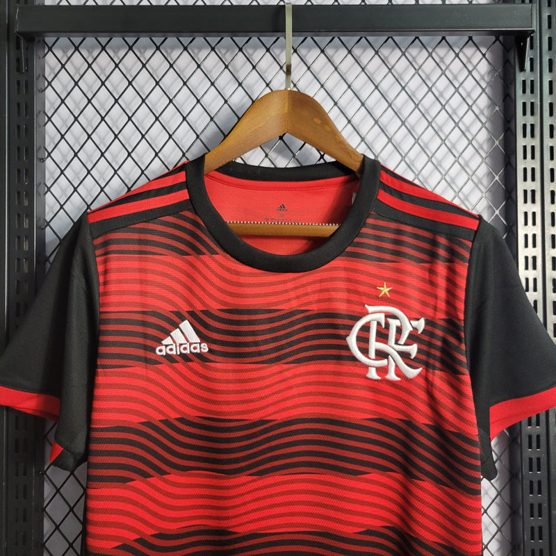 CAMISA DO FLAMENGO 22/23 VERMELHO E PRETO