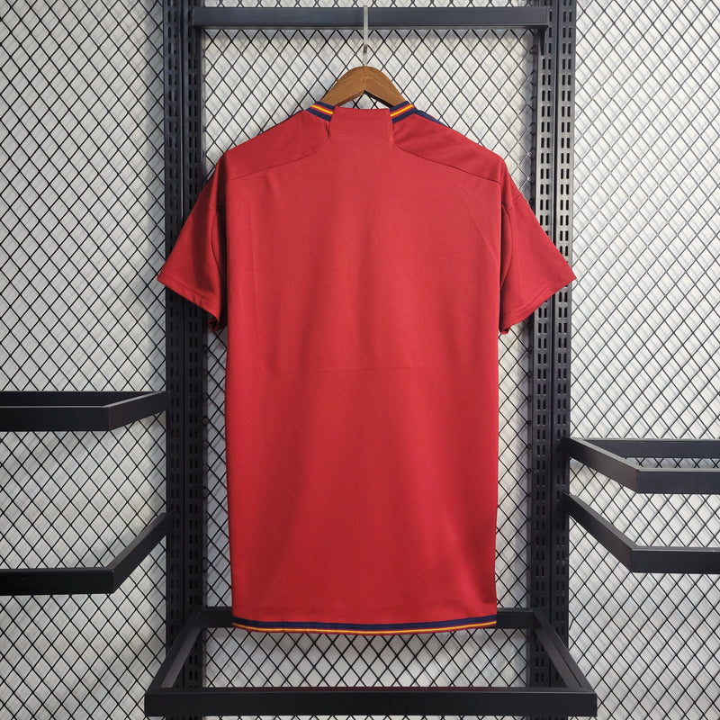 CAMISA DA SELEÇÃO DA ESPANHA 22/23 VERMELHO