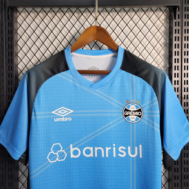 CAMISA DO GRÊMIO 23/24 AZUL E PRETO TREINO