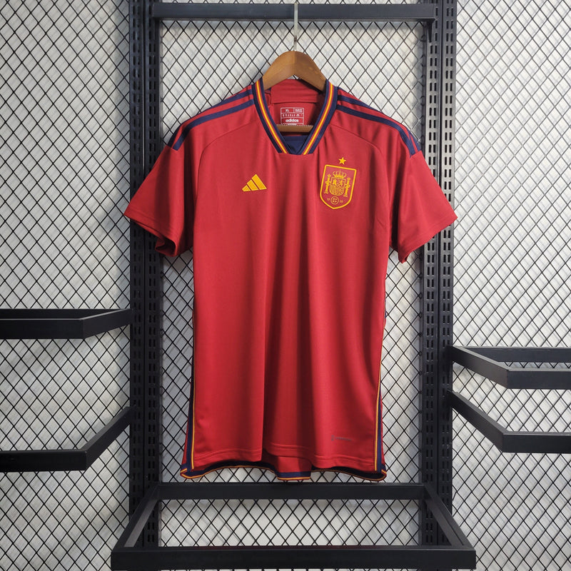 CAMISA DA SELEÇÃO DA ESPANHA 22/23 VERMELHO