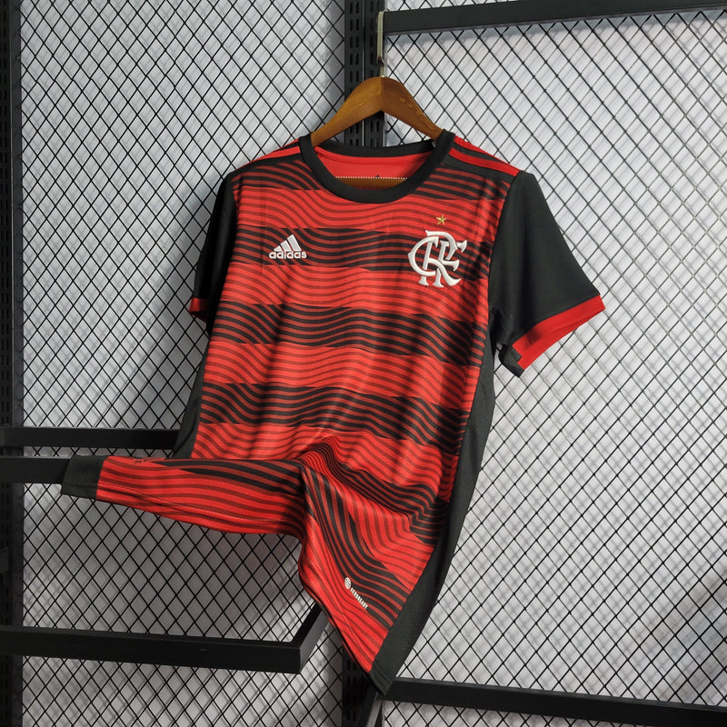 CAMISA DO FLAMENGO 22/23 VERMELHO E PRETO