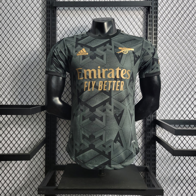 CAMISA DO ARSENAL 22/23 BLACK VERSÃO PLAYER