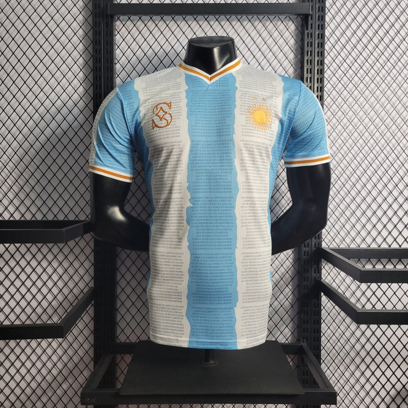 CAMISA DA SELEÇÃO DA ARGENTINA 22/23 COMEMORATIVA VERSÃO PLAYER