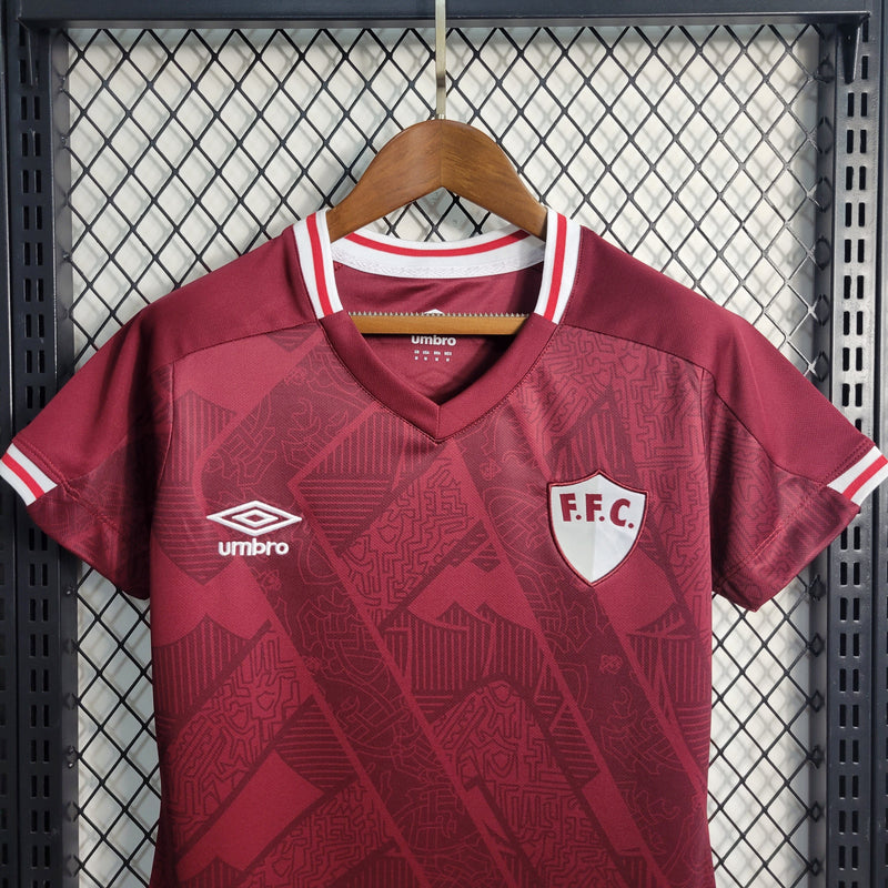 CAMISA FEMININA DO FLUMINENSE 23/24 VERMELHO