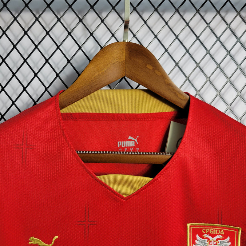 CAMISA DA SELEÇÃO DA SERVIA 22/23 VERMELHO