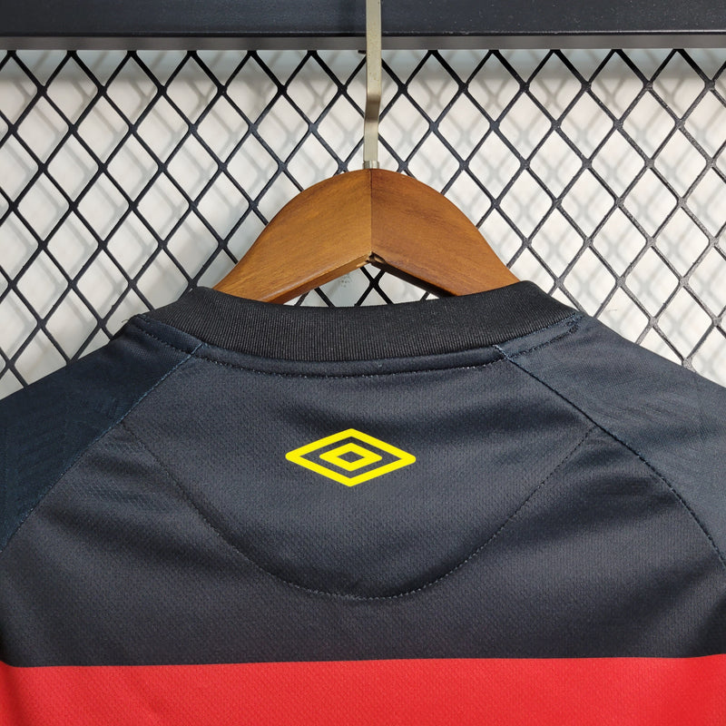 CAMISA FEMININA DO SPORT RECIFE 23/24 PRETO E VERMELHO