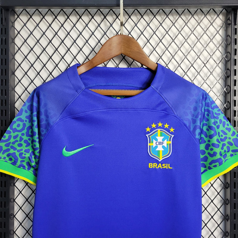 CAMISA FEMININA DA SELEÇÃO DO BRASIL 23/24 AZUL