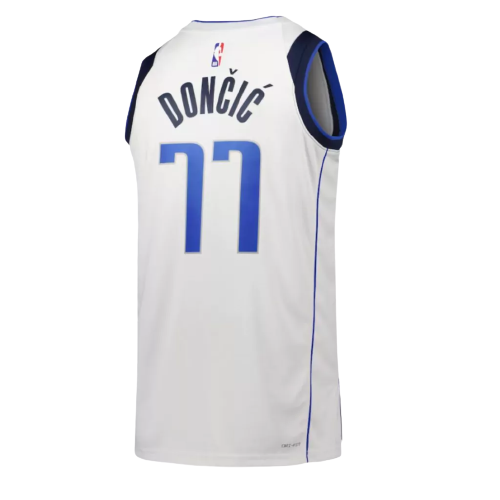 Regata Dallas Mavericks - Luka Doncic - 2022/23 Swingman Jersey - Branca