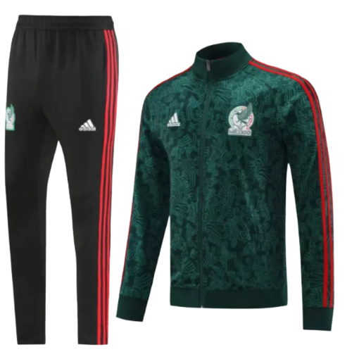 Agasalho de Viagem Seleção México - Masculino - Verde e Vermelho